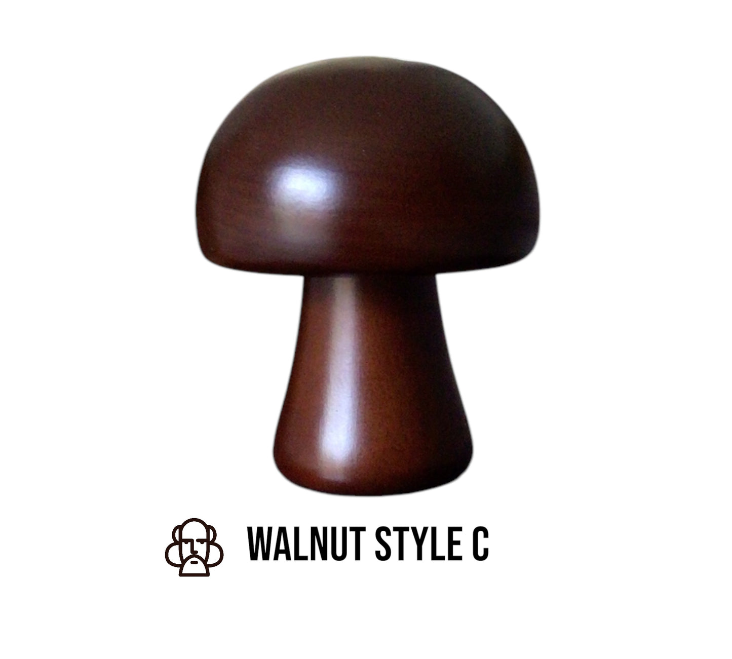 WOODEN MUSHROOM LAMPS