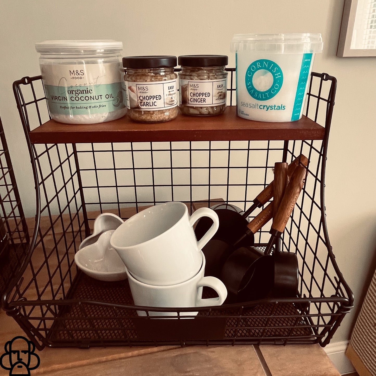 SET OF 3 KITCHEN/UTILITY STORAGE BASKETS