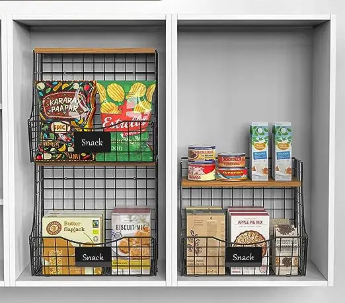 SET OF 3 KITCHEN/UTILITY STORAGE BASKETS